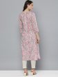 HERE&NOW Floral Printed Floral Kurta on Sale