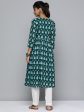 HERE&NOW Floral Printed Pure Cotton Kurta Online Sale