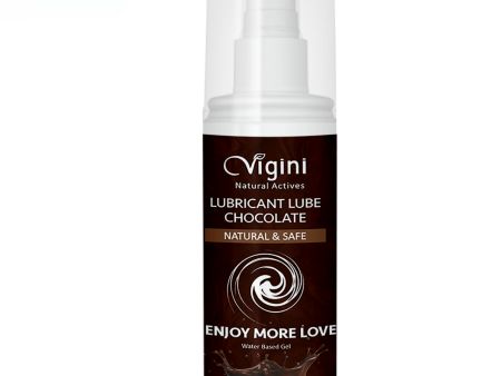 Vigini Intimate Chocolate Lubricant Personal Lube Water Based Gel Supply