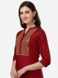 HERE&NOW Ethnic Motifs Yoke Design Kurta Online Hot Sale