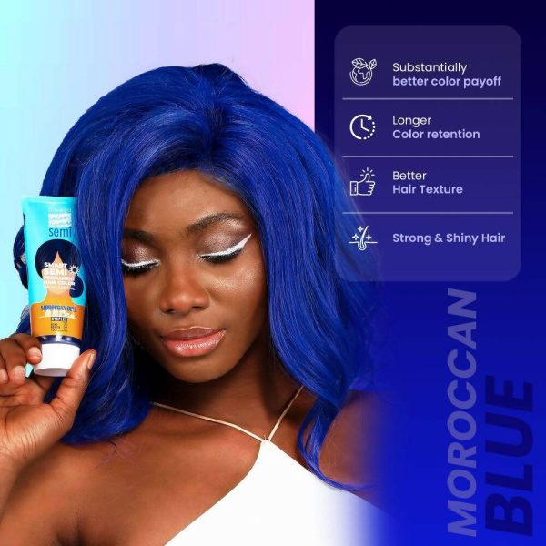 Anveya Semi Permanent Hair Color - Moroccan Blue For Sale