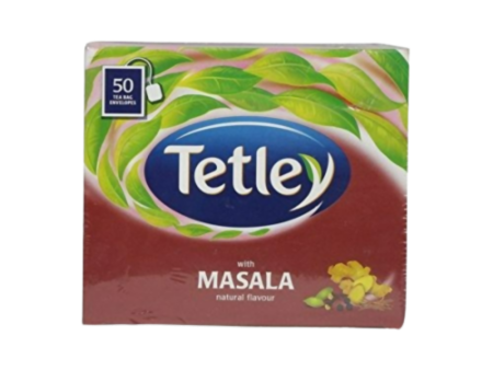 Tetley Tea Bag Masala 50 Piece Carton For Sale