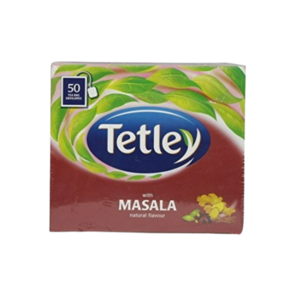 Tetley Tea Bag Masala 50 Piece Carton For Sale