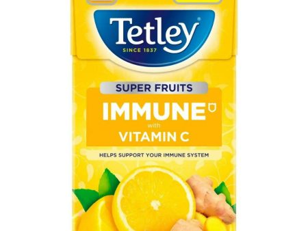 Tetley Fruit Infusions With Lemon And Ginger Tea Bags Supply