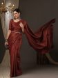 Saree Mall Maroon Woven Design Zari Silk Blend Banarasi Sarees Online Hot Sale