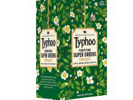 Typhoo Purifying Super Greens Organic Tea Bags Online Hot Sale