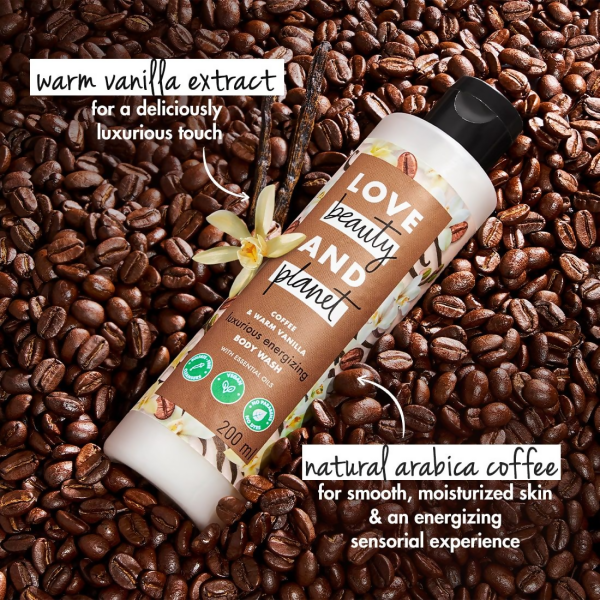 Love Beauty And Planet Coffee & Warm Vanilla Body Wash For Sale