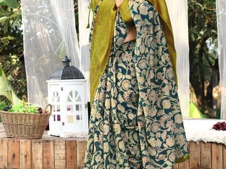 Saree Mall Floral Printed Zari Sungudi Traditional Sarees Hot on Sale