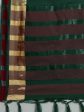 Saree Mall Green & Maroon Zari Silk Blend Uppada Sarees Fashion