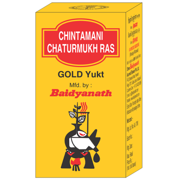 Baidyanath Chintamani Chaturmukh Ras Gold Yukt Online Sale