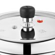 Prestige 6.5 Litres Deluxe Alpha Svachh Induction Base Outer Lid Stainless Steel Pressure Cooker Online now