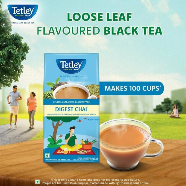 Tetley Digest Chai Loose Leaf Black Tea For Discount