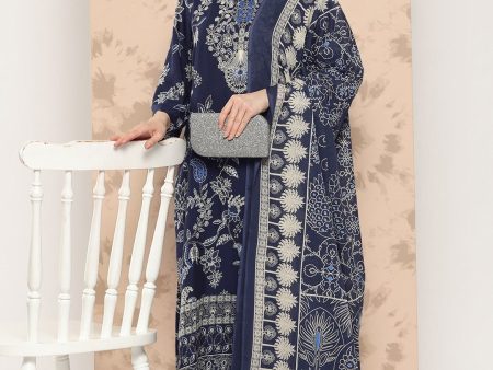 Anouk Ethnic Motifs Printed Kurta with Trousers & Dupatta Fashion