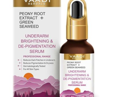 Vaadi Herbals Underarm Brightening & De-pigmentation Serum With Peony Root Extract & Green Seaweed Online Hot Sale