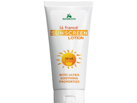 Benmoon Ayurveda La France Sunscreen Lotion Online now