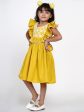 Yellow Embroidered Dress for Kids - Bhama Sale