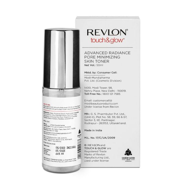 Revlon Touch & Glow Advanced Radiance Pore Minimizing Skin Toner Online now