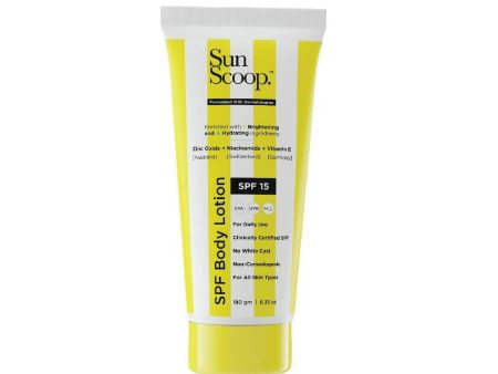 Sun Scoop SPF 15 Body Lotion Supply