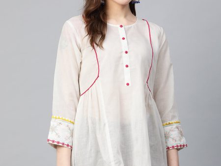 Women s Embroidered Tunic - Bhama Fashion