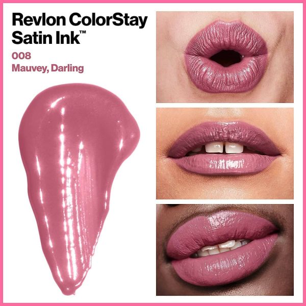 Revlon Colorstay Satin Ink Liquid Lip Color - Mauvey Darling For Sale