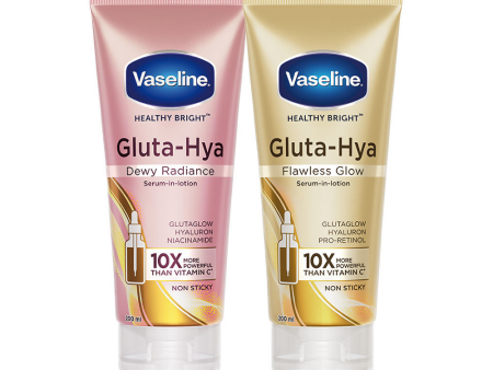 Vaseline Gluta Hya Serum-in-Lotion - Dewy Radiance & Flawless Glow Combo Online now