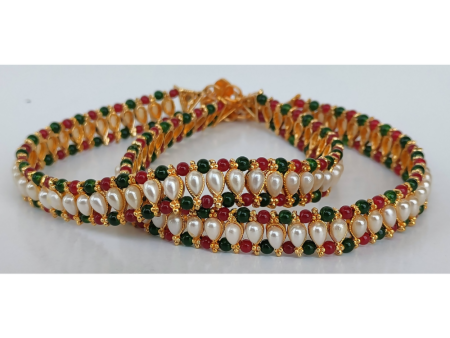 Multicolor beaded Anklets for Adults Online now