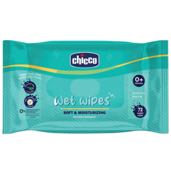 Chicco Wet Wipes Soft & Moisturizing Online Hot Sale